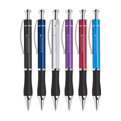 Union Printed - Curv Grip Metal Click Pen